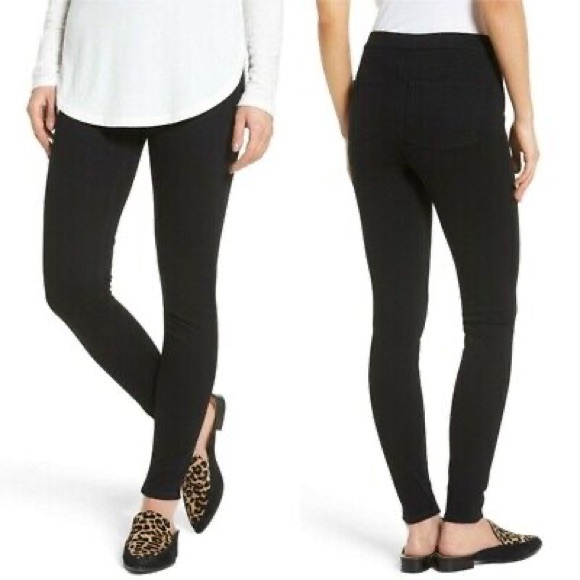 SPANX Pants - Spanx Women's 1X Black Jean Ish Ankle Pull On Leggings High Rise Stretch Pant